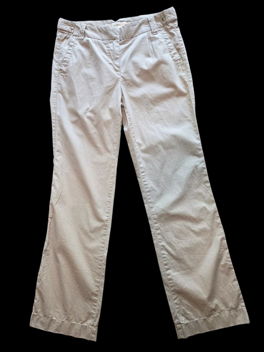 J.Crew Womens Khaki Tan City Fit Stretch Chino Pants Size 4 Business Casual Work